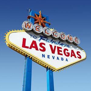 Welcome sign for Las Vegas, Nevada.