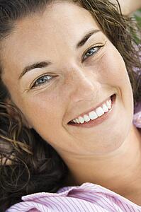 Close-up portrait of woman