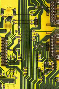 Circuit board detail.