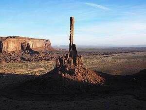 Totem Pole rock formation in Monument Valley, Utah
