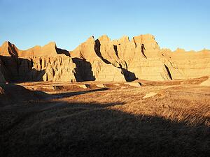 Landscape in Badlands National Park, South Dakota