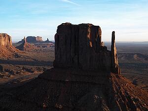 Sandstone mesa in Monument Valley