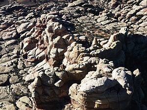 Rugged rock formations in Utah Canyonlands