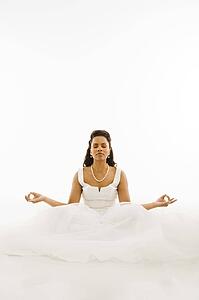 Bride mediating 