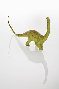 Plastic toy Apatosaurus dinosaur.