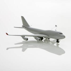 Miniature model commuter jet airplane