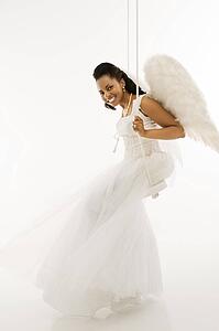 Bride swinging