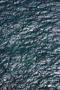 Ocean water rippling from above.