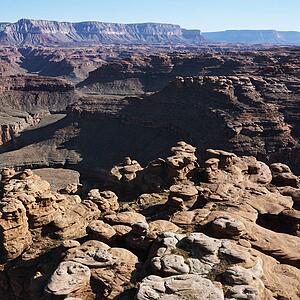 Aerial view of Grand Canyon National Park in Arizona, USA
