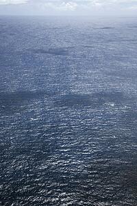High angle view of ocean water