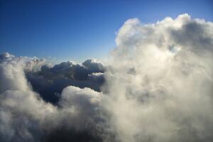 Clouds with blue sky