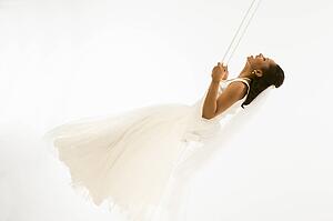 Bride swinging