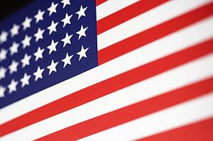 American flag.
