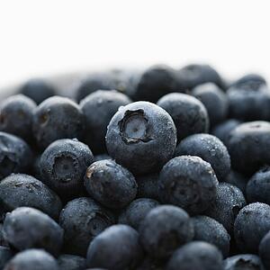 Group of blueberries.