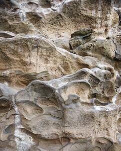 Detail of weathered rock surface.