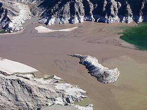 Aerial view of Lake Mead