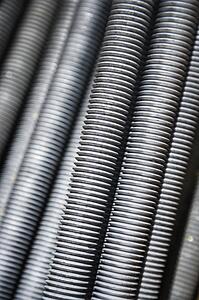 Close up of pile of screws.