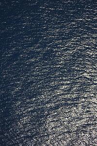 High angle view of ocean water ripples