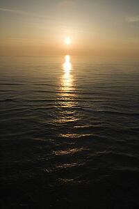 Sunset over Atlantic Ocean
