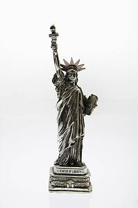 Statue of Liberty reproduction on white background
