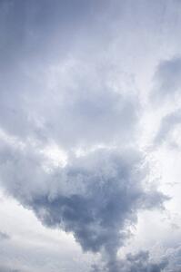 Sky with large cumulus cloud formation