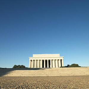 Lincoln Memorial in Washington, D. C., USA.