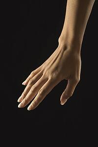Woman's hand with manicure