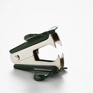 Staple remover on white background.