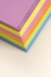 Stack of colorful sticky notes
