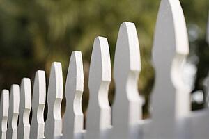 White picket fence
