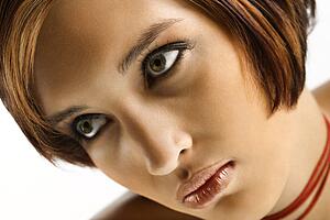 Close up portrait of woman.