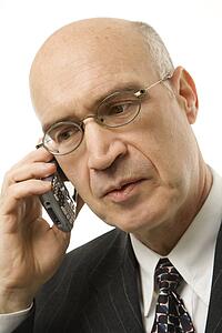 Businessman on the phone