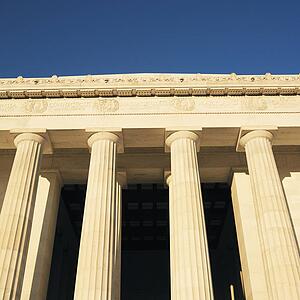 Lincoln Memorial in Washington, D. C., USA.