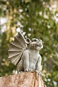 Gargoyle statue outdoors