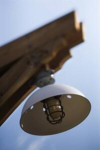Exterior light with cover