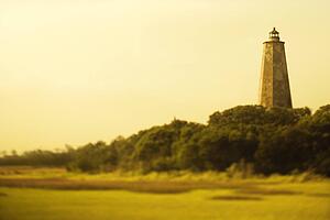 Lighthouse on Bald Head Island, North Carolina