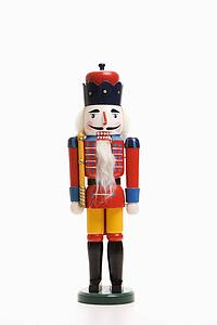 Still life of Christmas toy soldier.