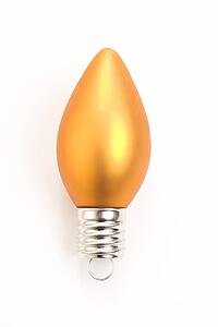 Still life of orange Christmas ornament