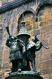 Statue of town criers, Bremen, Germany