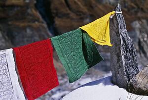 Buddhist Prayer Flags, Annapurna Region, Nepal