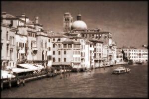 The Grand Canal from Ponte Degli Scalzi, Italy