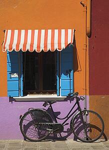 Bicycle in Burano, Italy