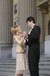 Groom and his mother