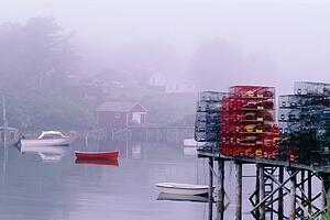 Small fishing harbor 