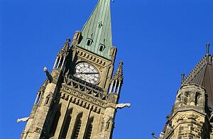 Peace Tower, Canadian parliament buildings, Ottawa, Ontario, Canada 