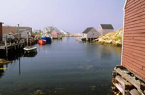 Fishing village of Peggy's Cove, Nova Scotia, Canada 