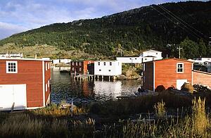 Fishing village of Salvage, Newfoundland, Canada