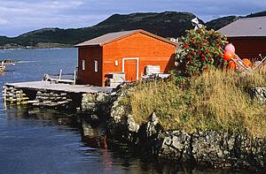 Boat house, Salvage, Newfoundland, Canada