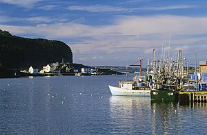 Fishing boats, Salvage, Newfoundland