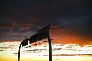 Traffic signs at night